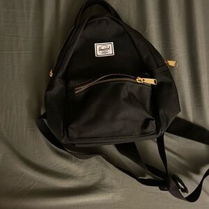 Herschel Black Mini Backpack